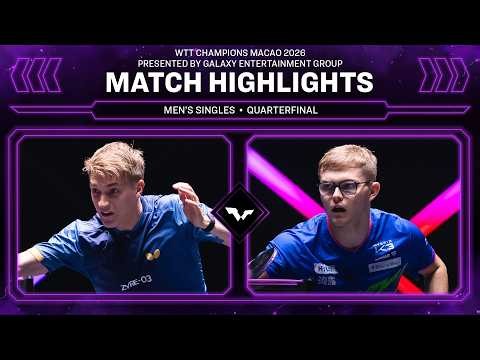 Anton Kallberg vs Alexis Lebrun | MS QF | #WTTMacao 2026