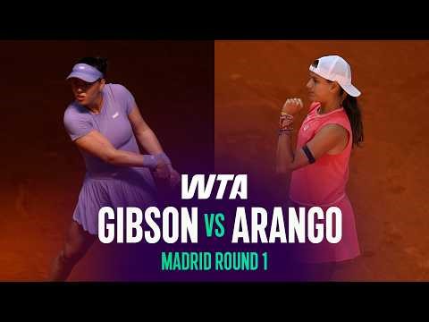 Talia Gibson vs. Emiliana Arango | 2026 Madrid Round 1 | WTA Match Highlights