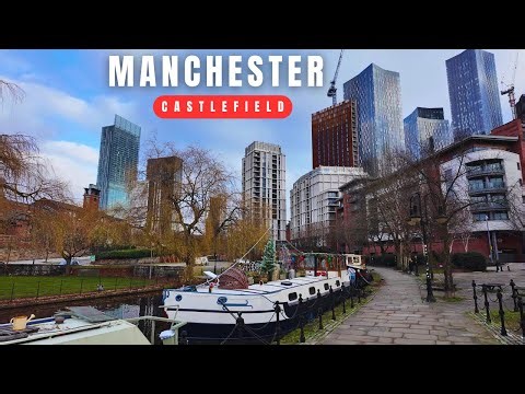 Manchester Castlefield Walking Tour | Where Past Meets Future | 4K