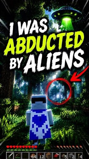 ALIENS ABDUCTED Me In Minecraft... and I Have PROOF 👽 #minecraft