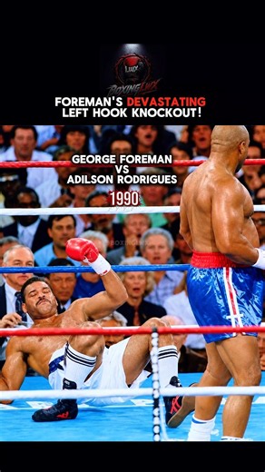 George Foreman vs Adilson Rodrigues (1990) Highlights🥊 #boxing #shorts #new