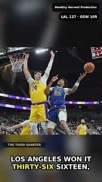 Lakers vs Warriors Highlights: Doncic Halfcourt Buzzer-Beater, Kessler Perfect in 127-105 Rout