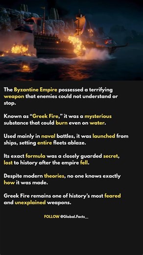 The Mysterious Greek Fire