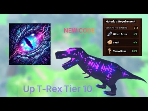 Upgrade T-Rex Tier 10 and New Code in Go Catch | Roblox