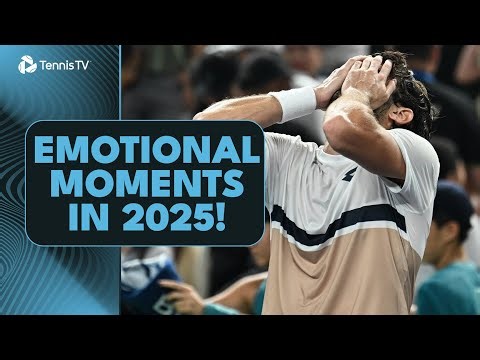 Emotional Moments During The 2025 ATP Tennis Season 🥹