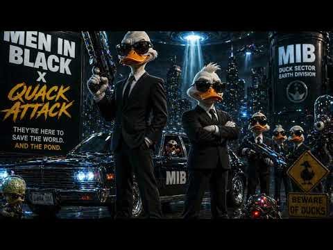 Men in Black x Quack Attack 🦆 Alien Agent Festival Mashup