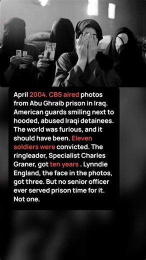 Abu Ghraib shocked the world. Here's who actually went to prison.