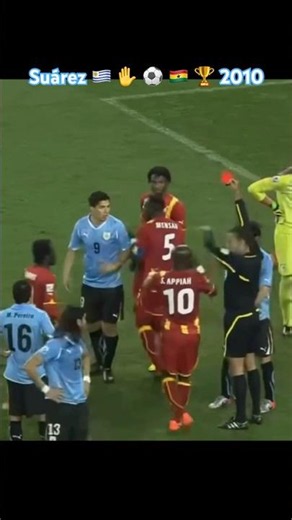 Luis Suárez's handball ✋ in World Cup 2010 | Uruguay 🇺🇾 1-1 Ghana 🇬🇭(4-2 PSO)