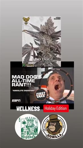 HRH King Killz on Instagram: "@sportscannabis #wellnesswednesdays #gorillarx #medicalmarijuana"