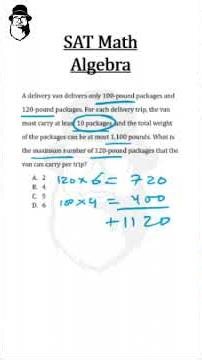 SAT Math - Algebra