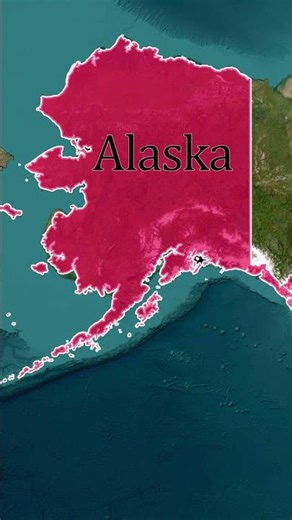 Alaska Is So Huge, It Could Fit Texas Twice! 😱🇺🇸