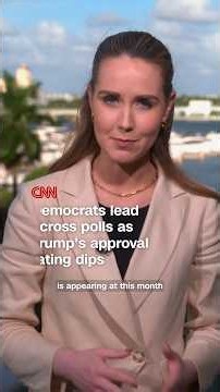 Democrats lead across polls as Trump's approval rating dips