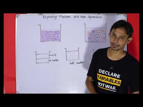 class 9 CBSE | Homogeneous and heterogeneous mixtures| Exploring mixtures and their separation