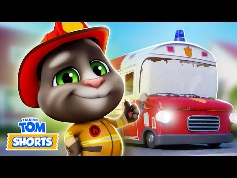 Tom the Firefighter 🚒 Talking Tom Shorts | Cartoons for Kids