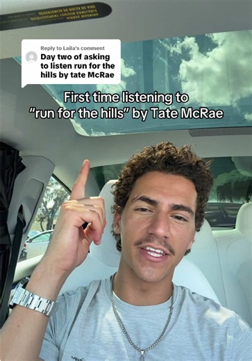 First Time Listening to Tate McRae's 'Run For The Hills' Reaction