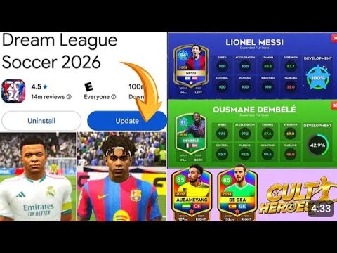 🔥 DLS UPDATE IS HERE! 😱 NEW FEATURES, PLAYERS & MORE! | Dream League Soccer