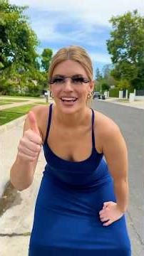 When she has long eyelashes