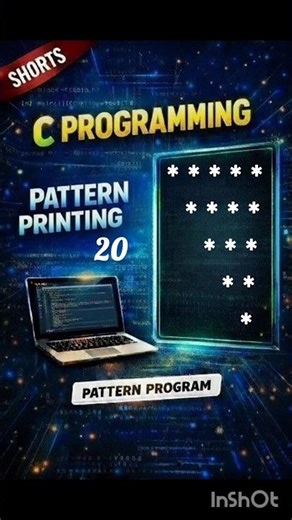 Triangle Pattern | Pattern Printing-20 | #shorts #coding #programming #viral