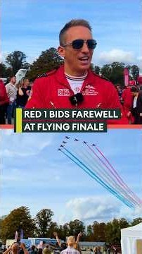 Red Arrows' leader bids farewell✈️