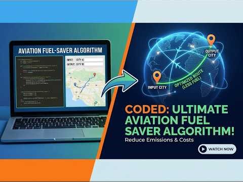 Aviation system : Optimizing flight routes using an algorithm and mathematical modeling