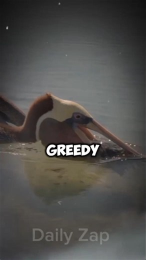 The Greediest Bird in the World: Pelican Facts! 🦅#shorts
