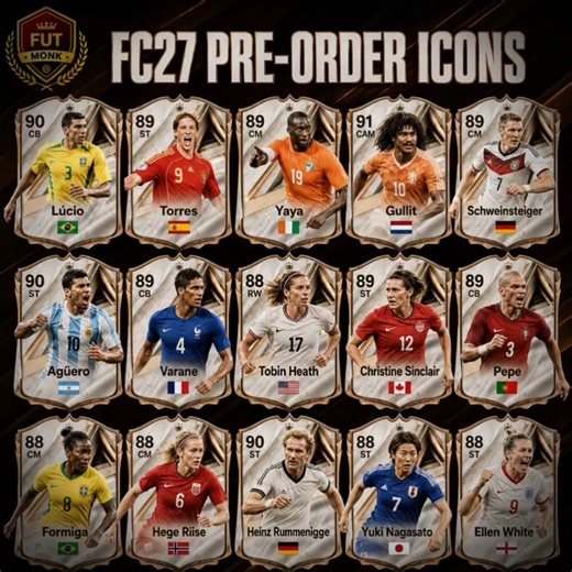 FC 27 PRE-ORDER ICONS ARE HERE! 🤯🔥 #fc27 #ultimateteam #fut