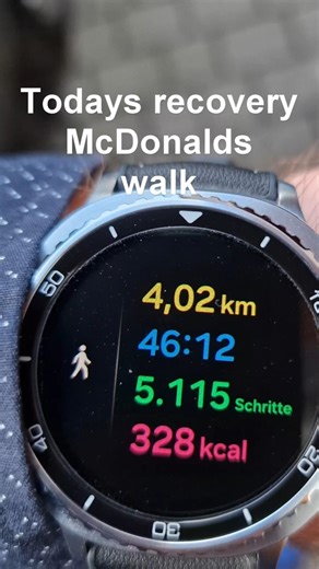 Day 41 "McDonalds day" WRM (WalkRunMan), The impossible 114 day 5,6k running challenge