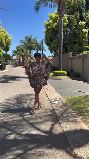 Mapule Collection leopard-print two-piece by Thembi Seete — shop now
