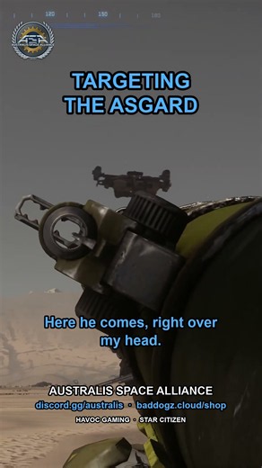 Targeting the Asgard with a Boom Tube | Star Citizen #Shorts