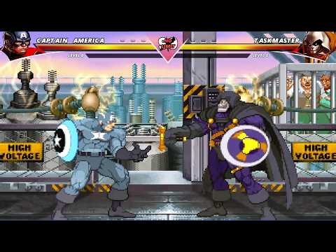 Captain America vs Taskmaster Epic Battle ⚡ Marvel Fighting Game Showdown