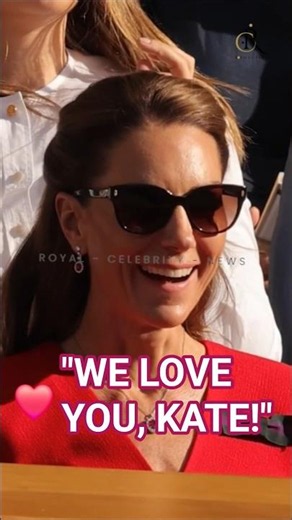 “We Love You, Kate!” – The Moment That Touched Wimbledon #PrincessKate #KateMiddleton #PrincessKate