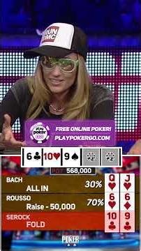 Vanessa Rousso Flops a SET in WSOP Main Event!