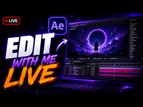 Lets Edit Live! After Effects Editing Tutorial 🔥 Long Form Video Animation Timeline