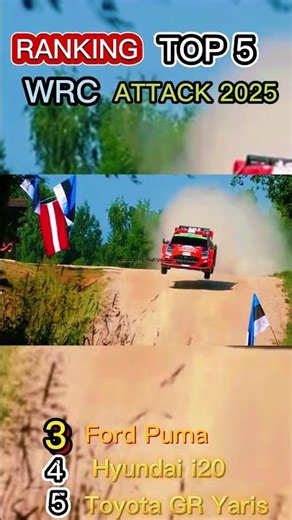 Top 5 WRC Max Attack 2025 | Rally Madness Unleashed