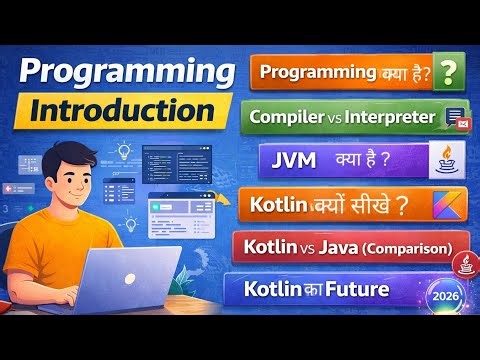 Programming Introduction 🔥 | What is Programming? Compiler vs Interpreter | Why Kotlin?