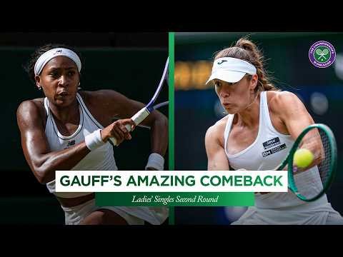 AMAZING tie-break comeback 🤯 | Solana Sierra vs Coco Gauff | Wimbledon 2026