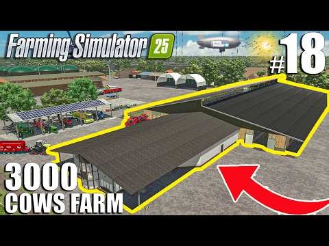 BUILDING A NEW $2 MILLION 3000 COWS FARM! (CAN WE MAKE IT WORK?) | Farming Simulator 25