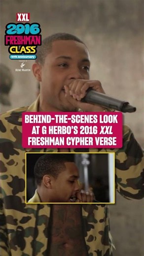 Behind-the-scenes of G Herbo’s 2016 XXL Freshman cypher verse 🎬