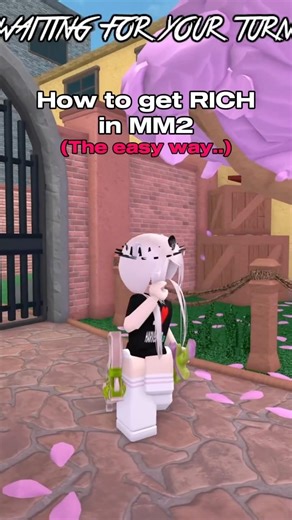🔥🍀 HOW I GOT RICH IN MM2 🍀🔥 #roblox #shorts