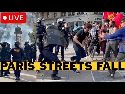 LIVE: France Rioters ATTACK Churches - Migrants & Commies Take Over Paris