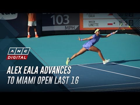 Alex Eala set to face Czech Muchova in 4th round of Miami Open | ANC