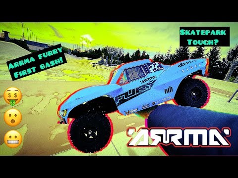New Arrma Fury 3s EXTREME SKATEPARK BADH And Arrma Granite 3s Gets DESTROYED!
