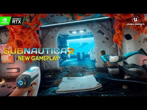 SUBNAUTICA 2 Full Gameplay Reveal | New 4-PLAYER CO-OP Submarine Survival in OPEN ALIEN WORLD