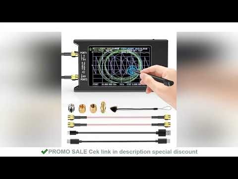2022 New Updated NanoVNA-H4 4inch Vector Network Analyzer 10k-1.5GHz HF VHF UHF Antenna Analyzer Ver