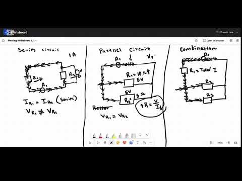 Electric Circuits, Series, Parallel And Combination Circuit. 