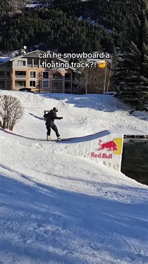 Snowboarding on a Floating Track: Pierre Vaultier's Adventure