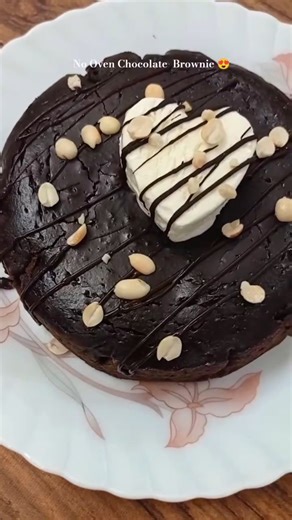 Perfect Fudgy Brownie Without Oven #shorts