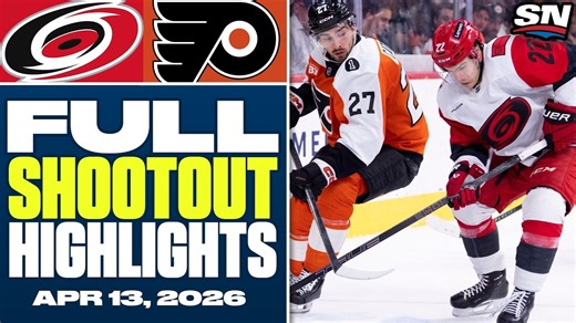Carolina Hurricanes at Philadelphia Flyers | FULL Shootout Highlights - April 13, 2026