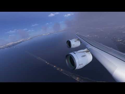 Air France A380 Takeoff Full Throttle Loud Engine Sound & Lift Off
