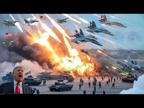 Today's Event! 43 US Fighter Jets Drop From the Sky — Look What Happens! — ARMA 3